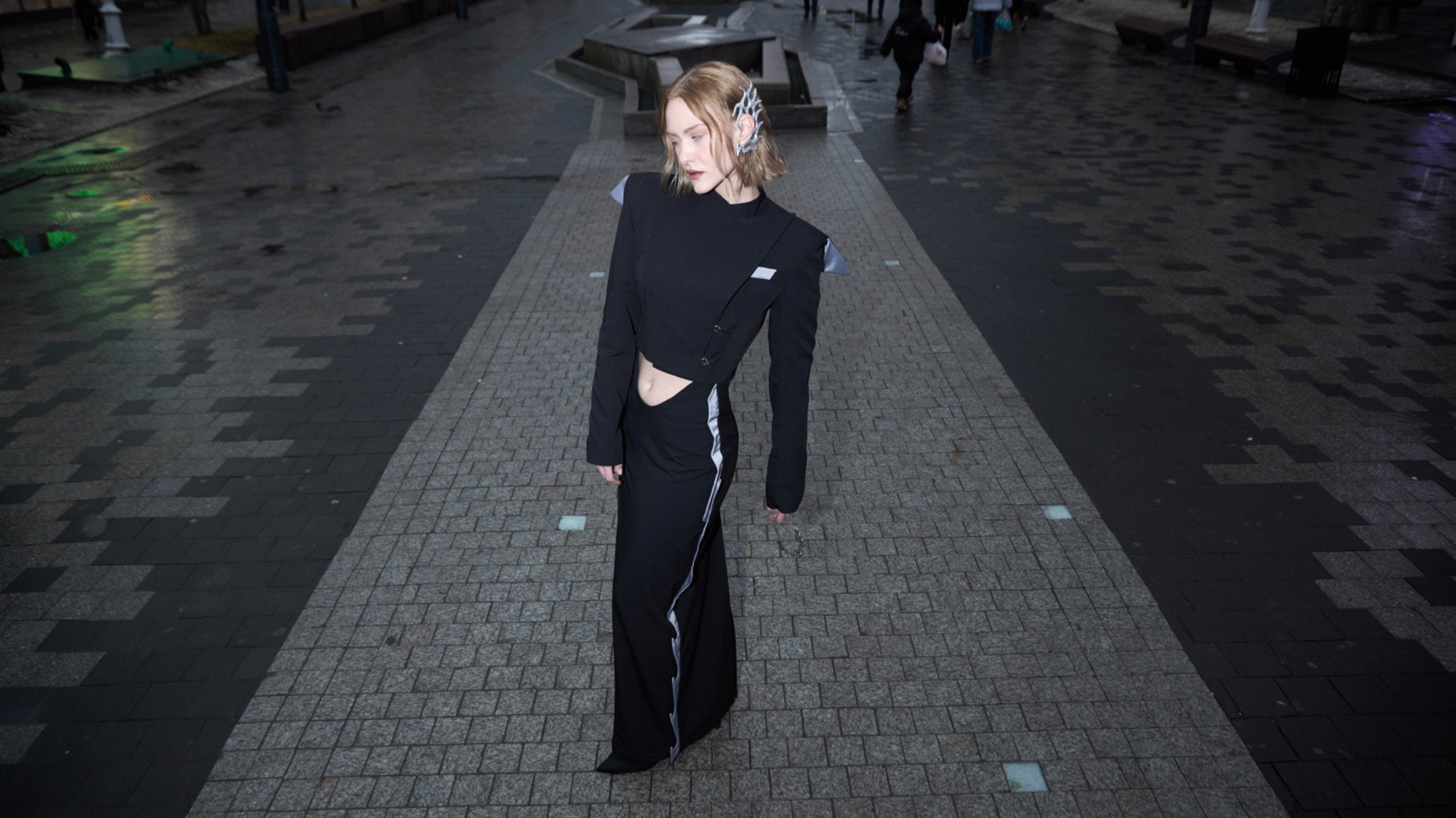 CLASSICAL ALBASTY SET: JACKET AND PENCIL SKIRT